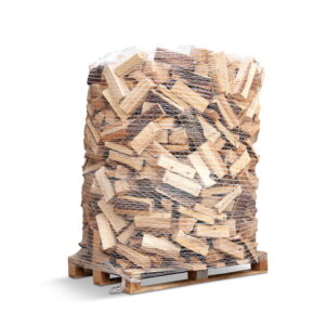 Dansk Ovntørret Bøg i netpalle, 1,15 m3 - 25 cm stykker