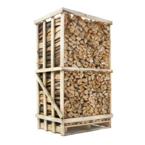 Ovntørret blandet træ i brændetårn - 1,8 m3